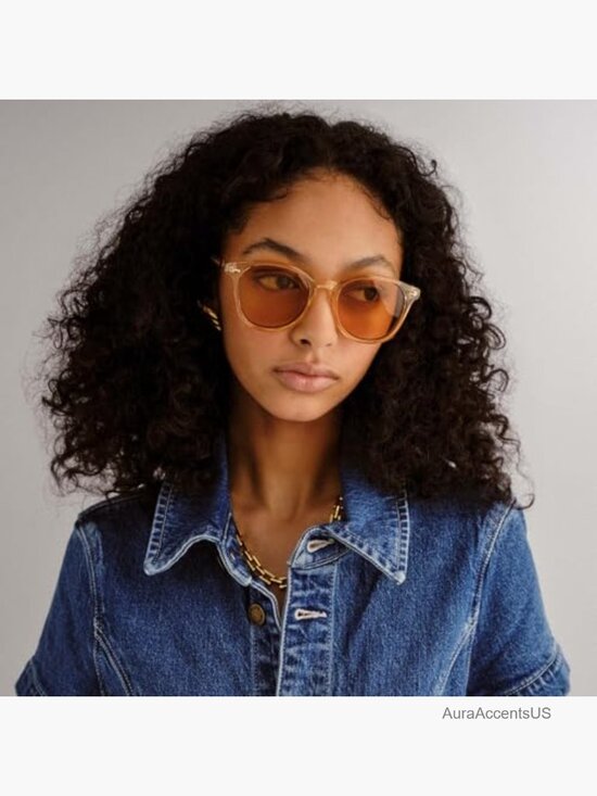 Round Polycarbonate Sunglasses with UV Protection main image 7